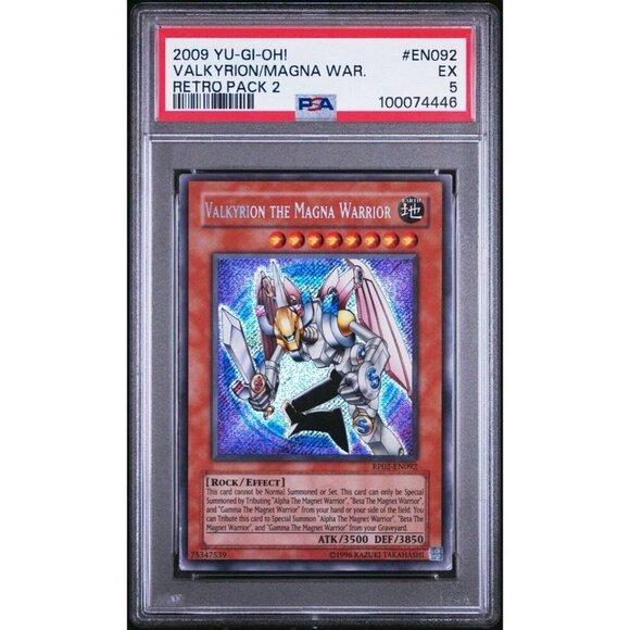 2009 YU-GI-OH! RP02-RETRO PACK 2 EN092 VALKYRION THE MAGNA WARRIOR PSA 5 - Picture 1 of 1